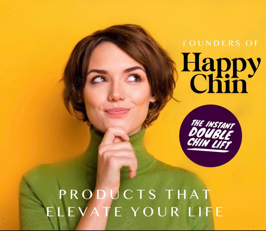 How to get rid of a double chin, double chin, get rid of a double chin fast, happy chin, facelift tape, instant face tape, face tape, double chin removal 